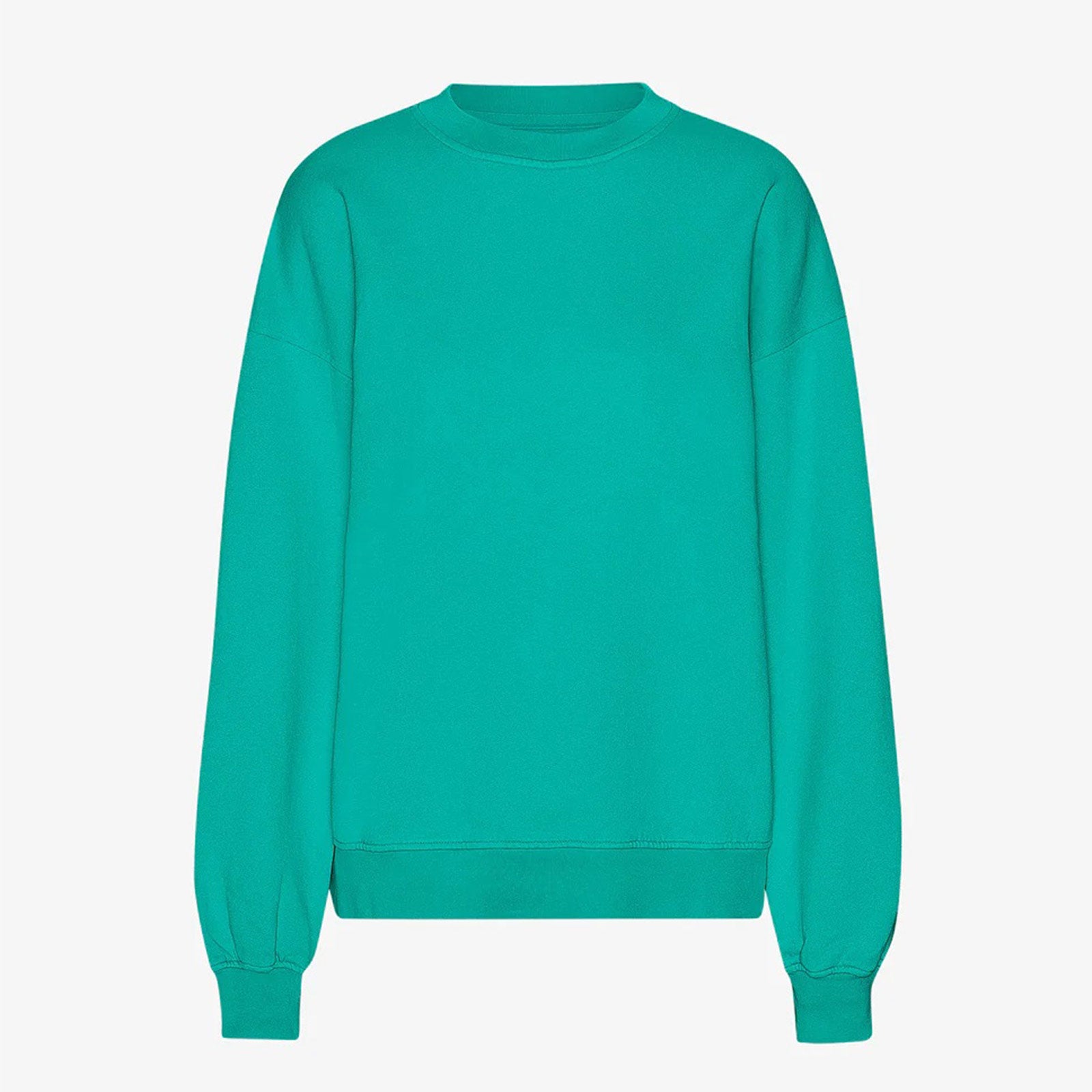 Organic Oversized Crew tropical sea