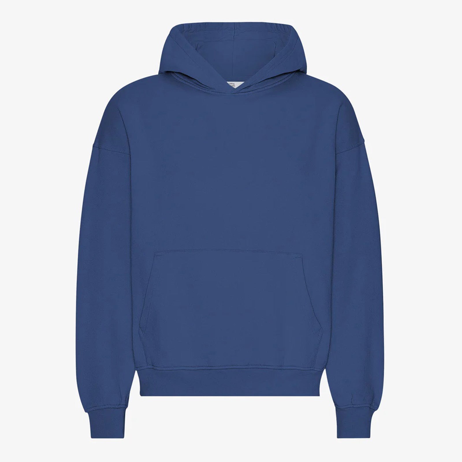 Organic Oversized Hood marine blue