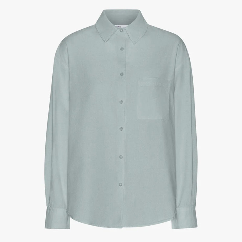 Organic Oversized Shirt cloudy grey