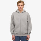 Organic Oversized Zip Hood heather grey Colorful Standard