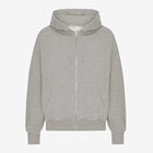 Organic Oversized Zip Hood heather grey Colorful Standard