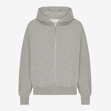 Organic Oversized Zip Hood heather grey Colorful Standard
