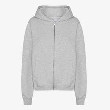 Organic Oversized Zip Hood snow melange Colorful Standard