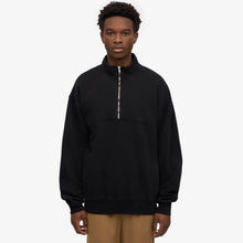 Organic Quarter Zip deep black Colorful Standard