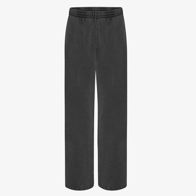 Organic Straight Leg Sweatpants faded black