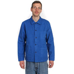 Organic Workwear Jacket pacific blue