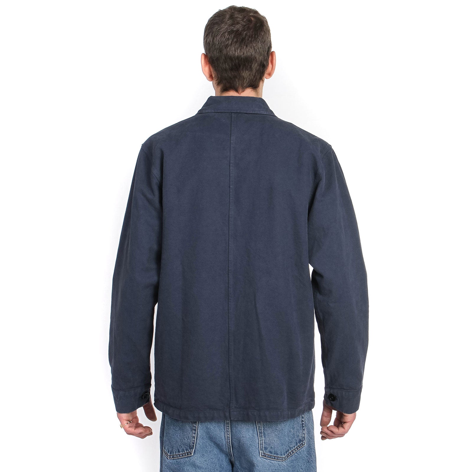 Organic Workwear Jacket petrol blue