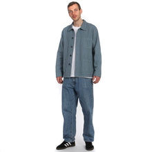Organic Workwear Jacket stone blue