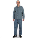 Organic Workwear Jacket stone blue