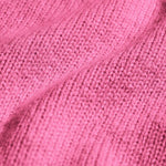 Oversized Merino Wool Crew bubblegum pink