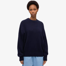 Oversized Merino Wool Crew navy blue Colorful Standard