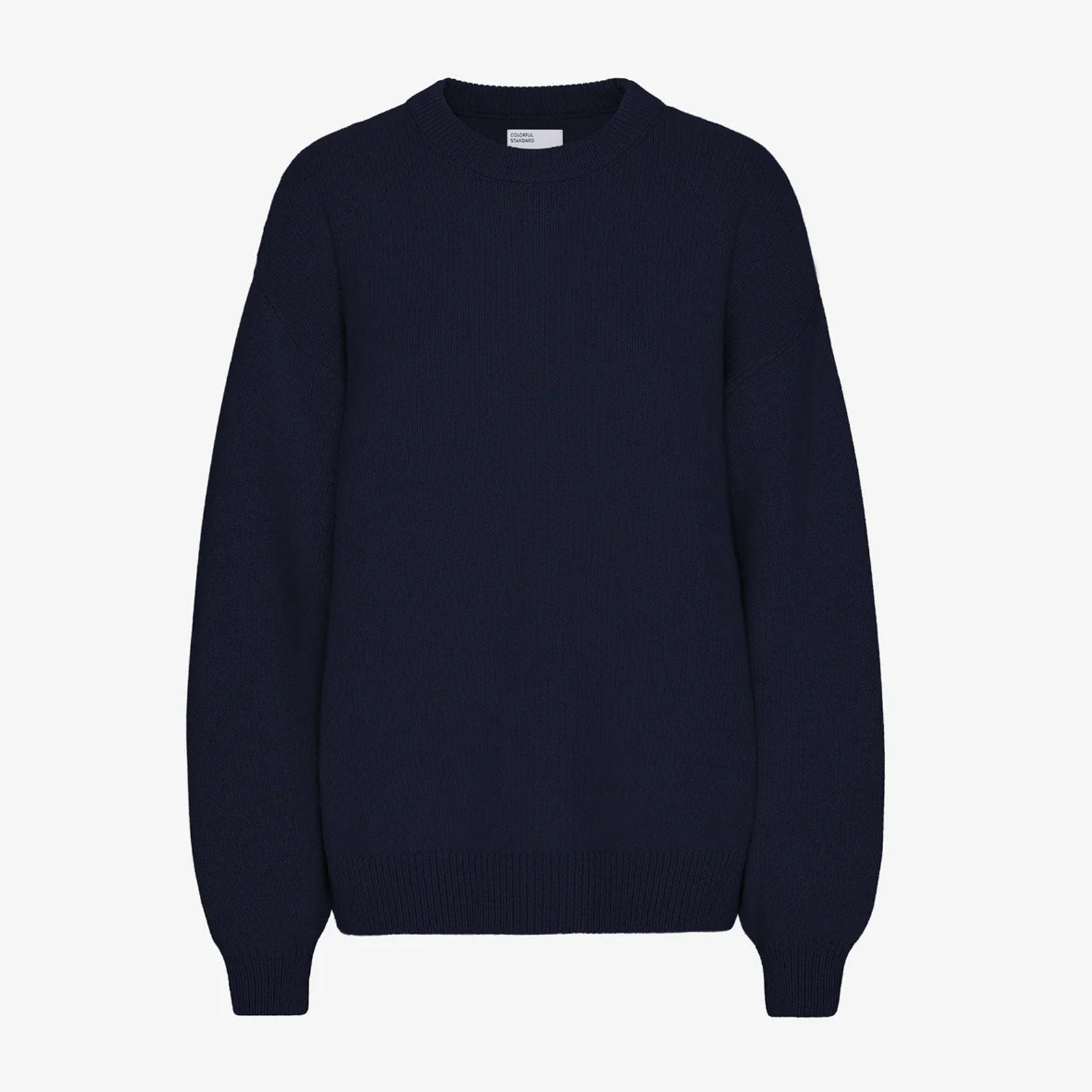 Oversized Merino Wool Crew navy blue Colorful Standard
