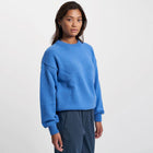 Oversized Merino Wool Crew pacific blue