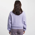 Oversized Merino Wool Crew soft lavender
