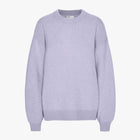 Oversized Merino Wool Crew soft lavender