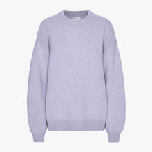Oversized Merino Wool Crew soft lavender