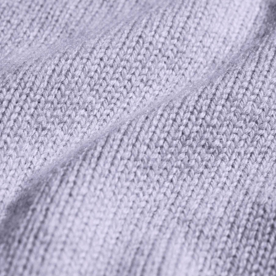 Oversized Merino Wool Crew soft lavender