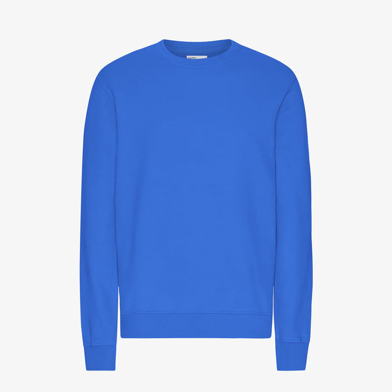 W Classic Organic Crew sapphire blue
