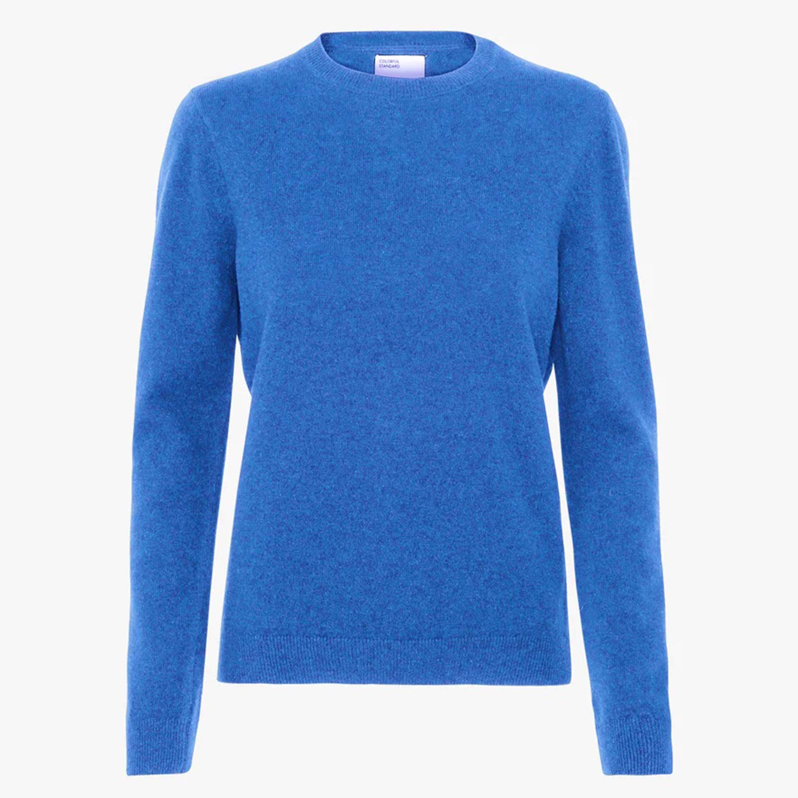 W Light Merino Wool Crew pacific blue