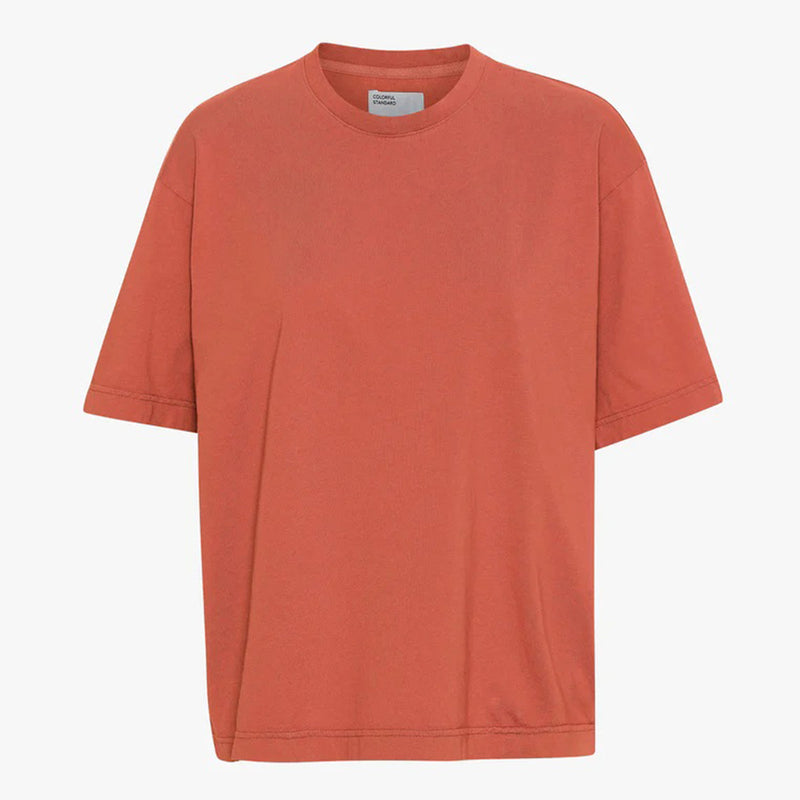 W Organic Oversized Tee dark amber