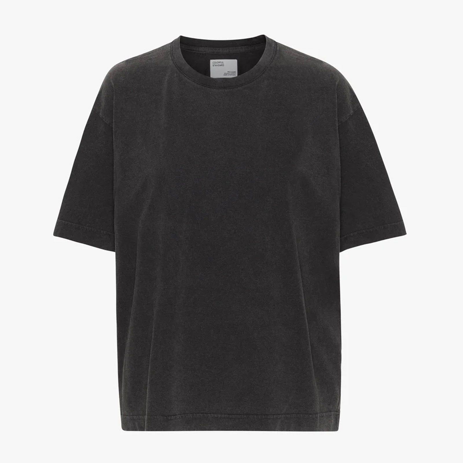 W Organic Oversized Tee faded black
