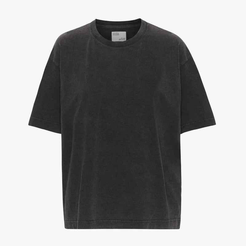 W Organic Oversized Tee faded black
