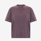 W Organic Oversized Tee faded grape