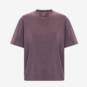 W Organic Oversized Tee faded grape