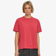 W Organic Oversized Tee faded red Colorful Standard