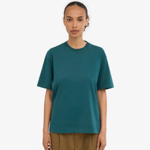 W Organic Oversized Tee ocean green Colorful Standard