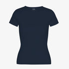 W Organic Rib SS T-Shirt navy blue