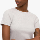 W Organic Rib SS T-Shirt snow melange Colorful Standard
