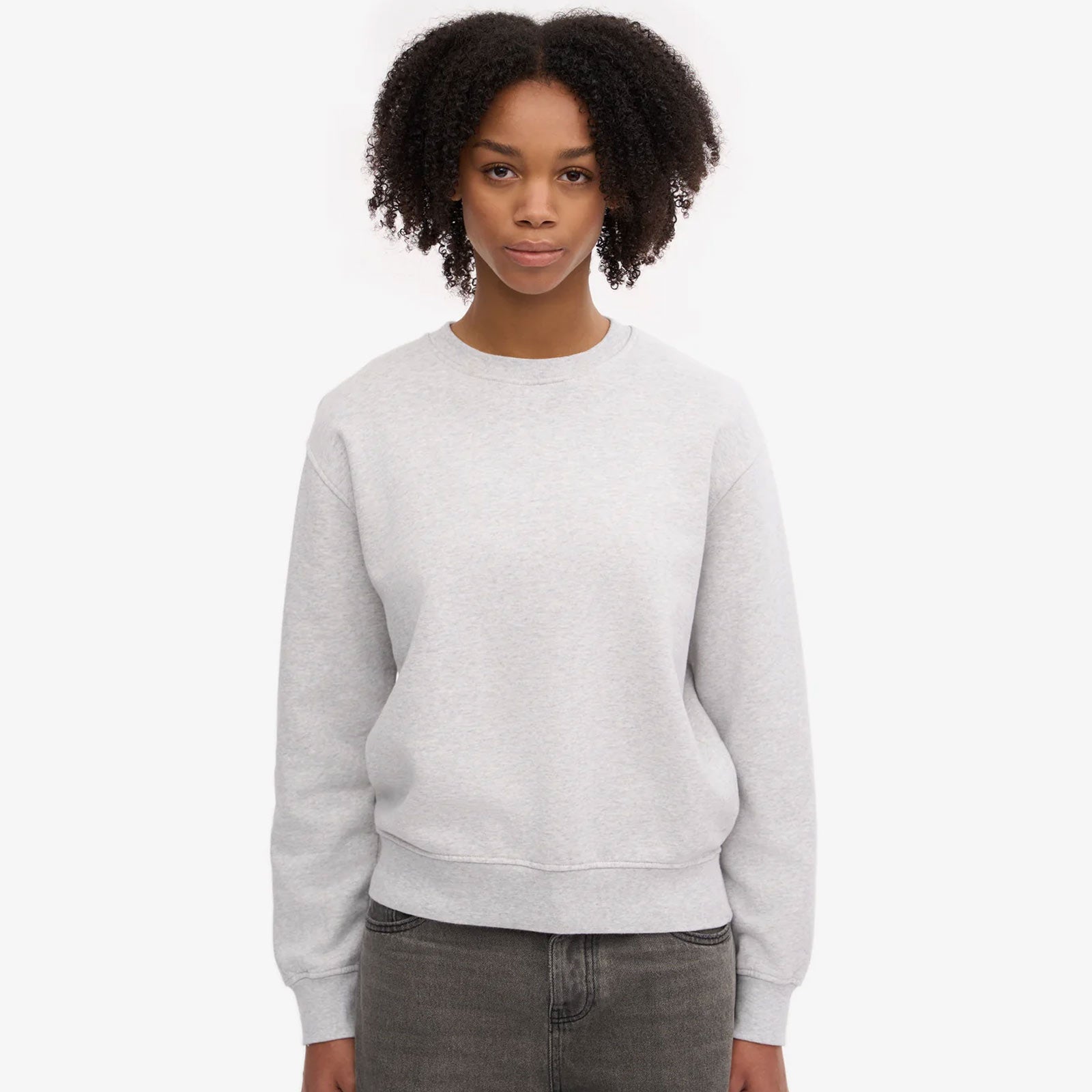 Women Classic Organic Crew snow melange Colorful Standard