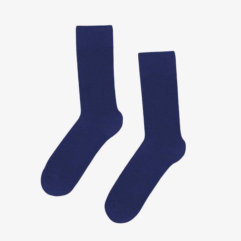 Women Classic Organic Socks marine blue Colorful Standard