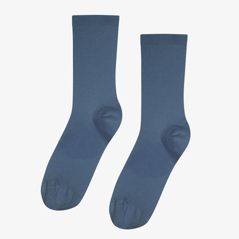 Women Classic Organic Socks petrol blue
