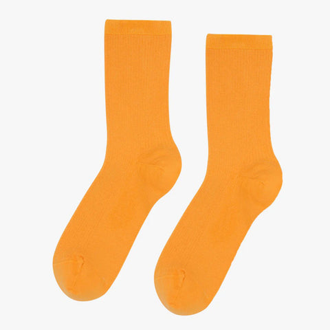 Women Classic Organic Socks sunny orange