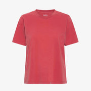 Women Light Organic Tee faded red