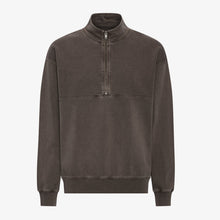 Organic Quarter Zip faded mud