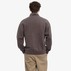 Organic Quarter Zip faded mud