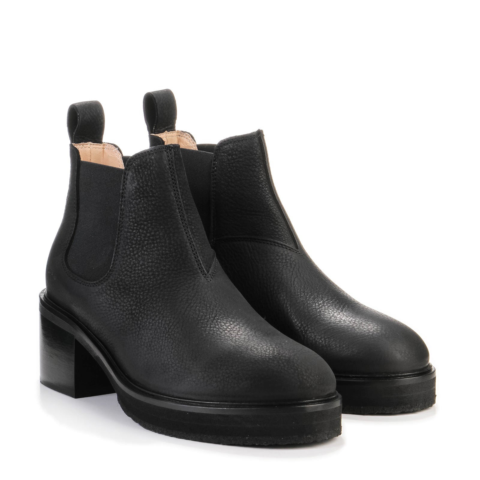 CPH 611 Chelsea Boot waxed nabuc black