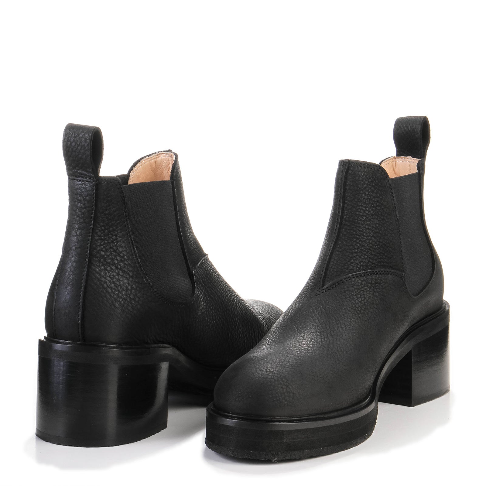 CPH 611 Chelsea Boot waxed nabuc black