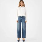 Ash Cutline Barrel Leg Jeans vintage blue Dawn Denim