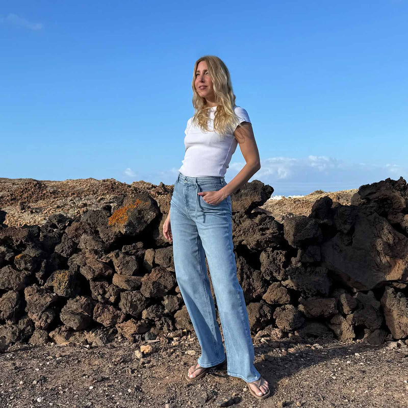 Blink Wide Barrel Jeans 200 light blue Dawn Denim