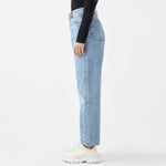 Dawn Wide Straight Jeans light blue