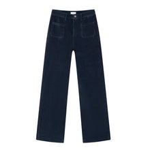 Dew Flared Cord dark navy Dawn Denim