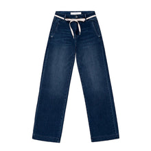 Dew French Pocket Flared Jeans dark blue