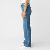 Dew French Pocket Flared Jeans medium blue