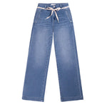 Dew French Pocket Flared Jeans medium blue