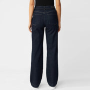 Dew French Pocket Flared Jeans 203 raw blue