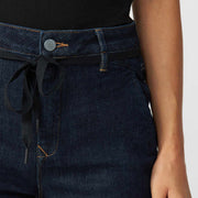 Dew French Pocket Flared Jeans 203 raw blue
